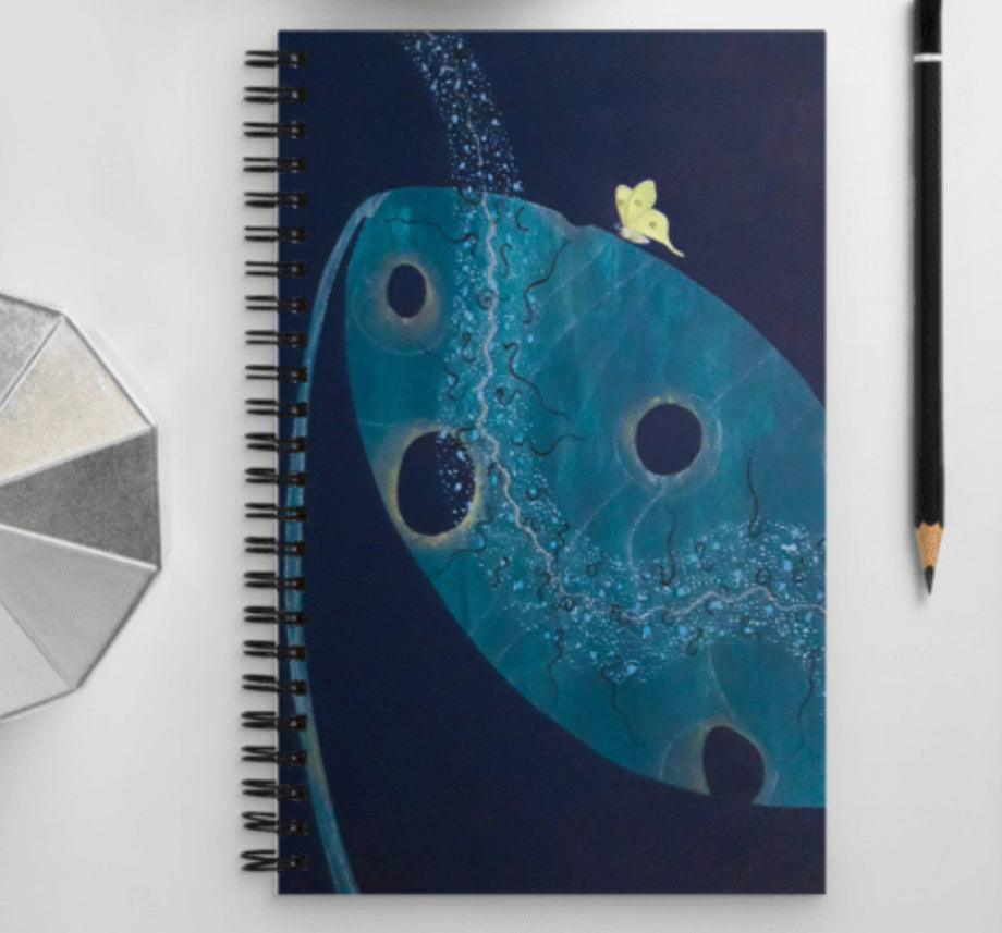 Luna Moth Spiral Notebook